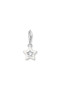 Thomas Sabo Charm Pendant Star With White Stones And White Cold Enamel CC2044