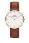 Daniel Wellington Classic 36 St Mawes Rose Gold & & White Watch DW00100035