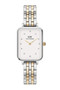 Daniel Wellington Quadro Lumine 20x26 5-Link Gold & Silver White Watch DW00100625