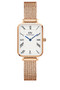 Daniel Wellington Quadro Roman Numerals 20x26 Melrose RG White Watch DW00100687