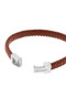 Steel & Barnett Archie Peanut 8mm leather box braided bracelet