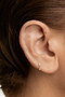 PDPAOLA Diamonds and gold Noe single earring