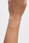 PDPAOLA Diamonds and white gold Flow bracelet 