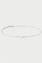 PDPAOLA Diamonds and white gold Flow bracelet 