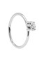 PDPAOLA Fine Jewellery Diamonds And White Gold Solitaire Supreme Ring