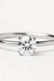 PDPAOLA Fine Jewellery Diamonds And White Gold Solitaire Supreme Ring 