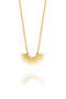 Rachel Jackson Mini Rising Sun Necklace Gold DSN7WTGP