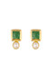 Bianc Impressionist Earrings Green 10100749