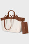 Cluse Tote Bag Beige Brown Colour Bag