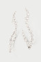 PDPAOLA Diamonds and white gold Venus hoops