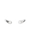 PDPAOLA Serena Stud Earrings Silver 