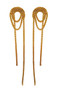 Sonne Caroline Gold Chain Earrings