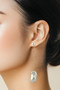 Sonne Rain Gold Chain Pearl Drop Earrings