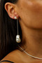 Sonne Rain Silver Chain Pearl Drop Earrings