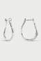 PDPAOLA Air Mini Silver Hoops