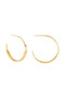 Rachel Jackson Large Evolve Hoop Earrings Gold PME01GP