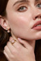 Bianc Motif Earrings Rose 10100799