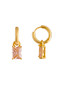 Zahar Tiana Earrings Champagne ZE0305