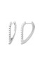 PDPAOLA Gloss Hoops Silver
