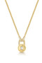 Ania Haie Gold Linked Locket Dangle Necklace N067-01G