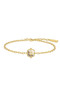 Ania Haie Gold Colour-Block Mother of Pearl Star Bracelet B067-03G