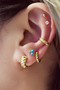 Ania Haie Gold Texture Small Huggie Hoop Earrings E063-03G Ania Haie Gold Texture Small Huggie Hoop Earrings E063-03G
