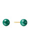 Ania Haie Gold Malachite Sphere Stud Earrings E063-02G Ania Haie Gold Malachite Sphere Stud Earrings E063-02G