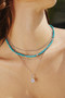 Ania Haie Silver Lab Created Turquoise Necklace N063-03H Ania Haie Silver Lab Created Turquoise Necklace N063-03H