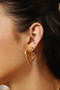 Ania Haie Gold Large Heart Hoop Earrings E064-07G Ania Haie Gold Large Heart Hoop Earrings E064-07G