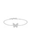 Ania Haie Silver Butterfly Pave Bracelet B064-02H Ania Haie Silver Butterfly Pave Bracelet B064-02H