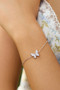 Ania Haie Silver Butterfly Pave Bracelet B064-02H Ania Haie Silver Butterfly Pave Bracelet B064-02H