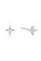 Ania Haie Silver Four-Petal Stud Earrings E064-01H Ania Haie Silver Four-Petal Stud Earrings E064-01H