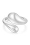 Ania Haie Silver Sculptural Crossover Ring R062-03H Ania Haie Silver Sculptural Crossover Ring R062-03H