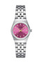 CLUSE Retro 70's Mini Watch Steel, Fuchsia, Silver Colour Watch CW16303