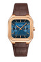 CLUSE Quadrus Multifunction Leather, Blue, Rose Gold Colour Watch CW26204