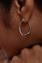PDPAOLA Halo Silver Hoops