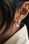 PDPAOLA La Perla Aura Silver Hoops