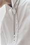 PDPAOLA Orbit Cord Necklace Silver COB2-A18-U