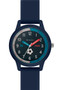 Tikkers Blue Soccer Watch & Silicone Bracelet Wallet Gift Set
