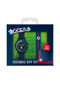 Tikkers Blue Soccer Watch & Silicone Bracelet Wallet Gift Set