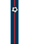 Tikkers Blue Soccer Watch & Silicone Bracelet Wallet Gift Set