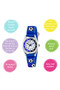 Tikkers Time Teacher Blue Soccer Canvas Strap Watch