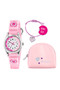 Tikkers Pink Heart Time Watch & Bracelet Purse Gift Set