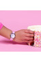 Tikkers Pink Heart Time Watch & Bracelet Purse Gift Set