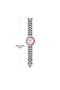 Tikkers Pink Dial Silver Link Bracelet 