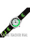Tikkers Time Teacher Black Canvas Strap Watch