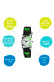 Tikkers Time Teacher Black Canvas Strap Watch