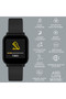 Tikkers Black Smart Watch & Wireless Earbuds Set