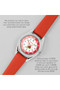 Tikkers x RSPB Ladybird Red Strap Kids Time Teacher Watch