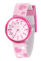 Tikkers Pink Hearts Silicone Strap